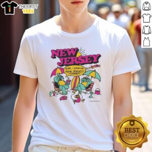 Premium New Jersey Dude I Kinda Fw Cartoon Characters T-Shirt featuring vibrant graphics and a comfortable fit.