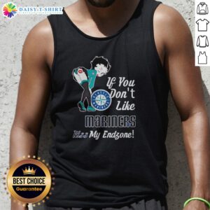 Pretty BB Bending Over Seattle Mariner If You Don't Like Mariner Kiss My Endzone Tank Top in vibrant colors