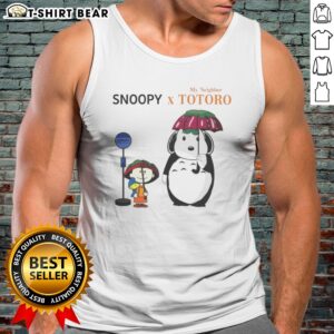 Pretty Snoopy Peanuts Charlie Brown Woodstock My Neighbor Totoro Snoopy X Totoro My Neighbor Tank top featuring vibrant graphics