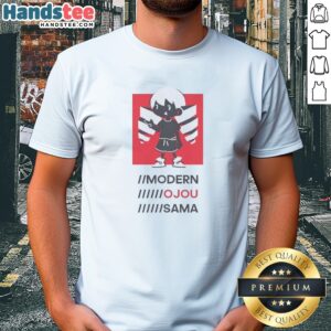 Official Modern Ojou Sama Shirt featuring a clean, elegant design on a comfortable short-sleeve garment