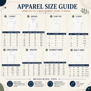 Size chart for Funny June 22nd 2026 9 12 PM When The Impossible Became Reality with measurements in inches and cm
