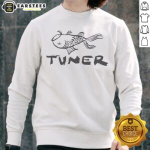 Top Tuner Dead Fish Minimalist Illustration sweatshirt featuring a unique and artistic design.