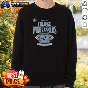 Premium North Carolina Tar Heels College World Series 2026 Omaha NCAA Championship Sweatshirt in vibrant blue