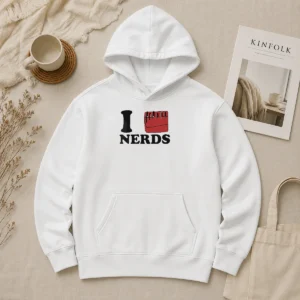 Premium I Love Nerds Pocket Protector Hoodie