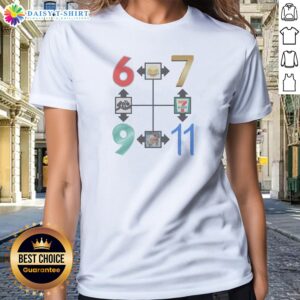 Awesome 6 7 69 911 Ladies Shirt