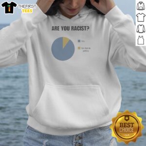 Nice Are You Racist Yes Yes Put In Yellow Pie Chart Graphic Hoodie