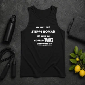 Awesome I'M Not The Steppe Nomad I'M Just The Nomad That Stepped Up Tank Top