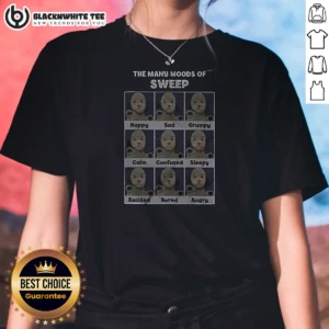 Premium Sooty The Many Moods Of Sweep Ladies Shirt
