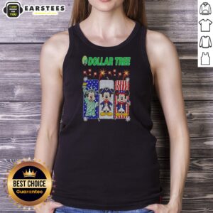 Dollar Tree Mickey Mouse Statue Of Liberty Patriot Uncle Sam USA Shirt - Image 5