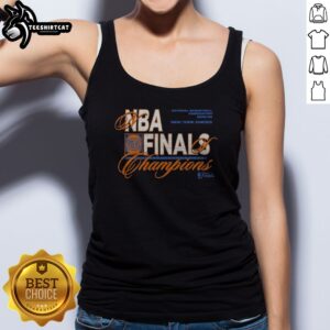 Official New York Knicks 2025 2026 NBA Finals Champions National Basketball Association tank top in blue with championship graphic