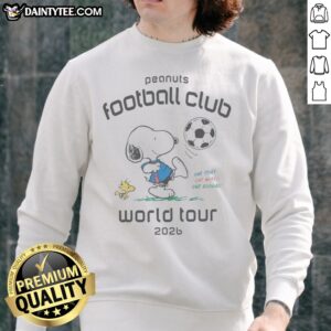 Hot Peanuts Football Club One Stage One World One Goooal World Tour Sweatshirt featuring vibrant graphics