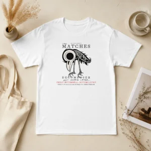 Nice The Matches Decomposer 20 Years Later Band Tour t shirt in black with vintage tour graphic