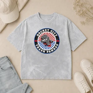 Good Rocket City Trash Pandas Baseball Team Mascot Logo Rocket City Trash Pandas Washed T-Shirt
