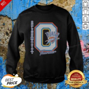 Good Oklahoma City Thunder Merch West Conference Champions Big Logo sweatshirt optimized for product display