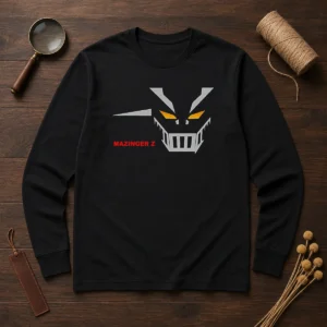 Awesome Mazinger Z Robot Face Logo Long Sleeve Shirt