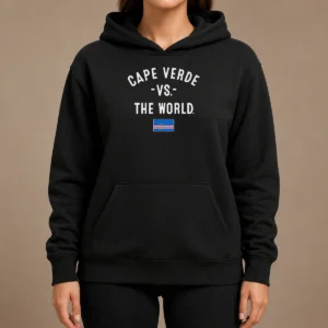 Top Cape Verde Vs The World Soccer Flag Hoodie