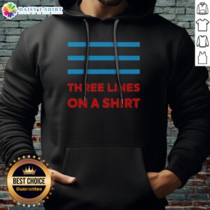 Pretty Three Parallel Horizontal Blue Lines Three Lines On A Hoodie featuring a vibrant blue design.