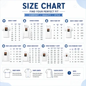 Size chart for Original George Washington President America Hat with measurements in inches and cm