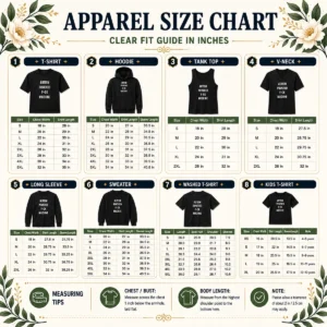 Size chart for Funny Autism Powered Fck Machine Humor with measurements in inches and cm