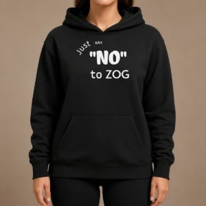 Awesome Randy Weaver Just Say No To Zog Hoodie