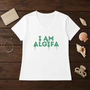Good I Am Algae DC Reflecting Pool Anti Trump Activist V-Neck Shirt