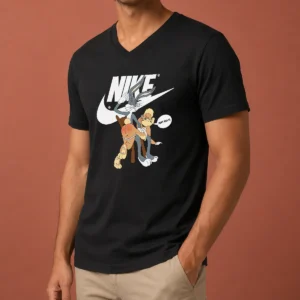 Pretty Nike Bugs Bunny Spanking Lola V-Neck Shirt