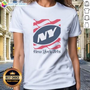 Hot New York Jets American Heritage Wordmark Ladies Shirt featuring a classic design