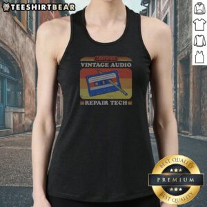 Good Certified Vintage Audio Repair Tech Cassette Tank Top