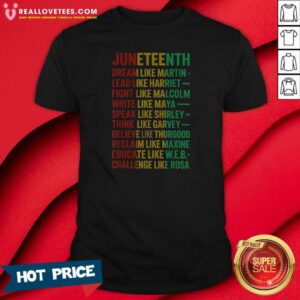 Official Juneteenth Dream Like Martin Lead Like Harriet