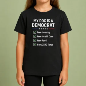 Pretty My Dog Is A Democrat Kids T-Shirt
