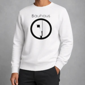 Funny Bauhaus Band Profile Silhouette Symbol Music Band Logo Sweater