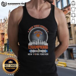Original New York Knicks NBA Finals Champions 2026 Tank Top featuring bold team logo and championship text