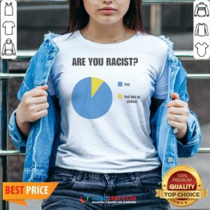 Hot Are You Racist Yes Yes But In Yellow v neck optimized t-shirt for casual wear