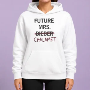 Top Kylie Jenner Future Mrs Chalamet Hoodie