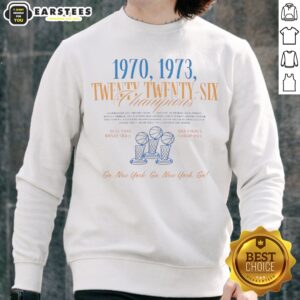 Original New York Knicks 1970 1973 Twenty Twenty Six Champions Sweatshirt