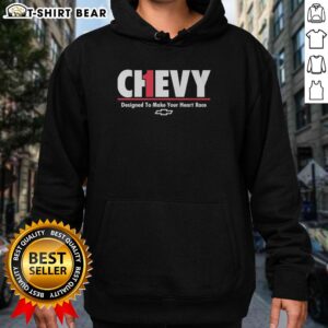 Official Chevrolet hoodie designed to make your heart race, featuring a sleek design and vibrant logo for car enthusiasts.