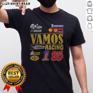 Awesome Vamos Racing Team Championship Vamos Racing 85 Vamos World Vm Std Shirt showcasing vibrant colors and racing graphics