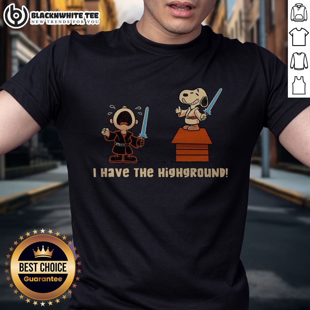 hot-i-have-the-highground-snoopy-peanuts-star-wars-shirt