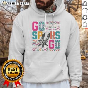 Pretty San Antonio Spurs Go Spurs Go Logo Basketball Team NBA Graphic Hoodie featuring bold team logo