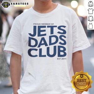 Pretty Winnipeg Jets Proud Member Of Jets Dads Club Est 2011 shirt displayed on a clean background