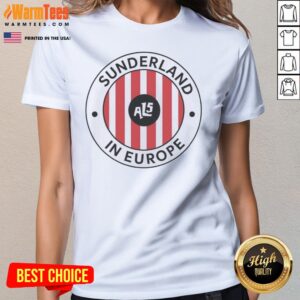 Hot Sunderland Association Football Club English Football League Als In Europe ladies tee in vibrant colors