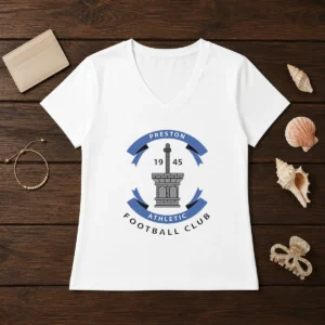 Funny Preston Athletic Football Club 1945 Soccer V-Neck Shirt