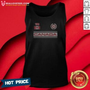 Nice Canada 12 Soccer Wreath Tank Top