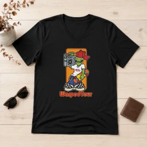 Awesome Vans Warped Tour Alien V-Neck Shirt