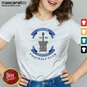 Hot Preston Athletic Football Club 1945 Soccer V-Neck Shirt