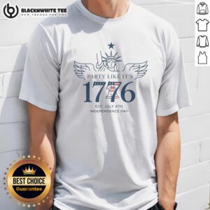 Pretty Party Like It'S 1776 Shirt featuring a vibrant graphic design perfect for celebrations.