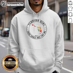 Good Florida Girl Thou Shalt Not Try Me Mood 24 7 State Hoodie in a vibrant color, perfect for Florida vibes.