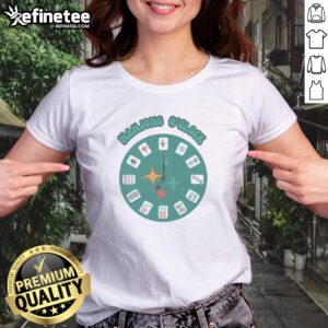 Good Mahjong O'Clock girlt shirt featuring a playful design perfect for Mahjong enthusiasts