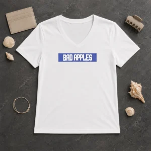 Good Bad Apples Od Stripe V-Neck Shirt