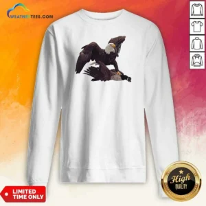 Official Bald Eagle Attacking Canada Goose Sweatshirt